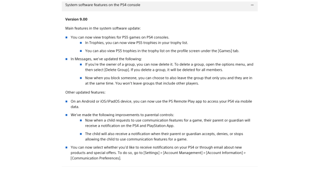 Sony's official firmware patch notes for its latest update oddly make no mention of system-bricking CMOS battery fix.