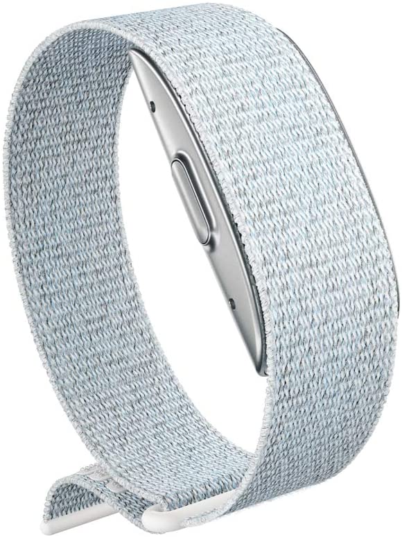 Amazon Halo Band in silver.