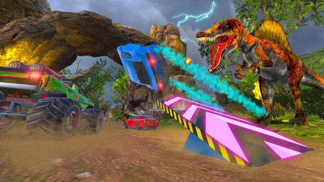 The wild and fast arcade racer <em>Cruis'n Blast</em> was one of our favorite games of 2021.