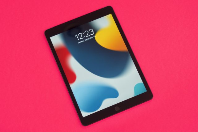 The 9th-generation iPad. <a href="https://www.macrumors.com/2022/08/04/10th-generation-ipad-renders-rumor/" target="_blank" rel="noopener">Rumors suggest</a> a redesigned model could arrive by the end of the year, though that refresh could ditch the 3.5mm headphone jack in the process.