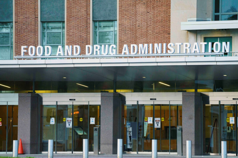 The US Food and Drug Administration in Silver Spring, Maryland.