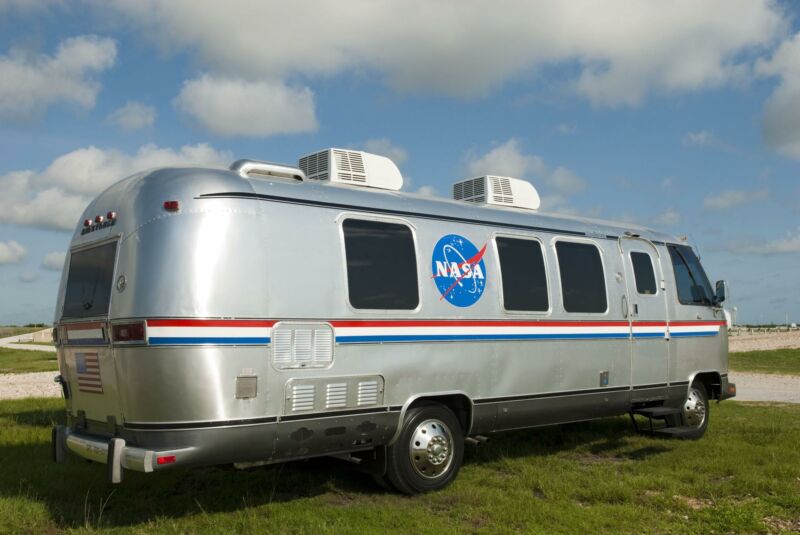 NASA first began using the 1983-model Airstream for space shuttle missions in 1984.
