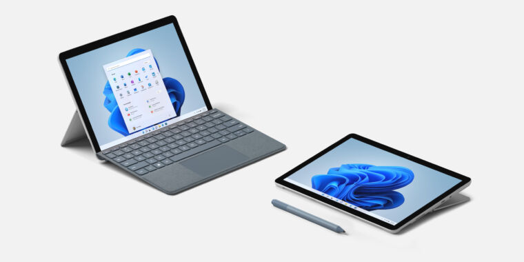 Surface Go 3 is a processor bump for Microsoft&#39;s smallest tablet | Ars Technica