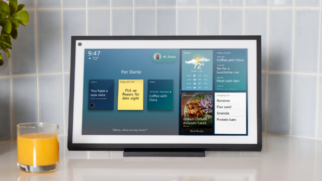The Echo Show 15 is the <a href="https://arstechnica.com/gadgets/2021/12/amazon-echo-show-15-review-more-screen-more-possibilities/" target="_blank" rel="noopener">jumbo-sized entry</a> in Amazon's smart display lineup.