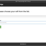 The first thing you need to do when you fire up Homebridge on a Raspberry Pi is connect to the network it broadcasts so you can connect it to your home network.