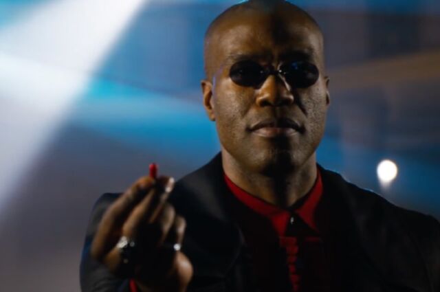 A recurring theme in <em>The Matrix</em> franchise is that the Matrix is an elaborate deception or hoax. Only by taking the "red pill" can those trapped within it free their minds and re-enter the "real" world.