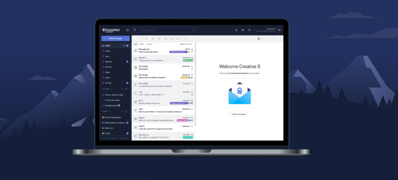 Protonmail एंड-टू-एंड एन्क्रिप्शन प्रदान करता है और अपनी ईमेल सेवा के लिए गोपनीयता पर एक कहा गया ध्यान केंद्रित करता है-जो एक उपयोगकर्ता इंटरफ़ेस प्रदान करता है जो कि अधिक मुख्यधारा की सेवाओं जैसे कि Gmail के समान है।