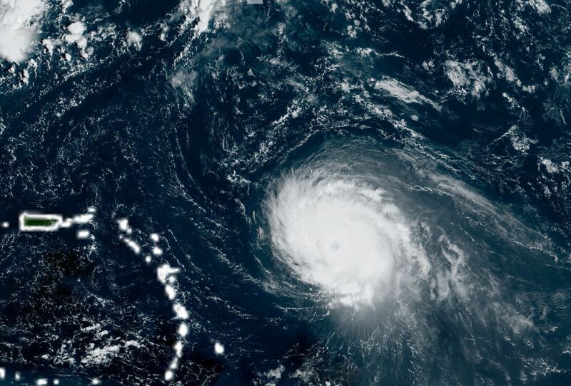 Major Hurricane Sam is, fortunately, going to avoid landmasses as it churns away.