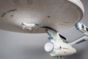 Reproduction of USS Enterprise filming miniature.