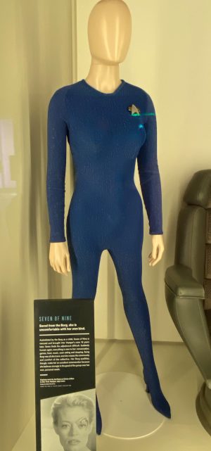 Uniform worn by Jeri Ryan as Seven of Nine on Star Trek: Voyager
