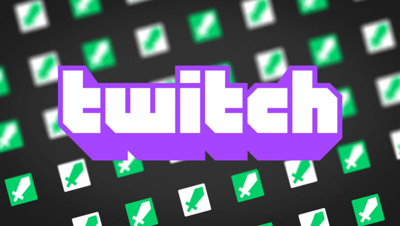 Twitch logo.