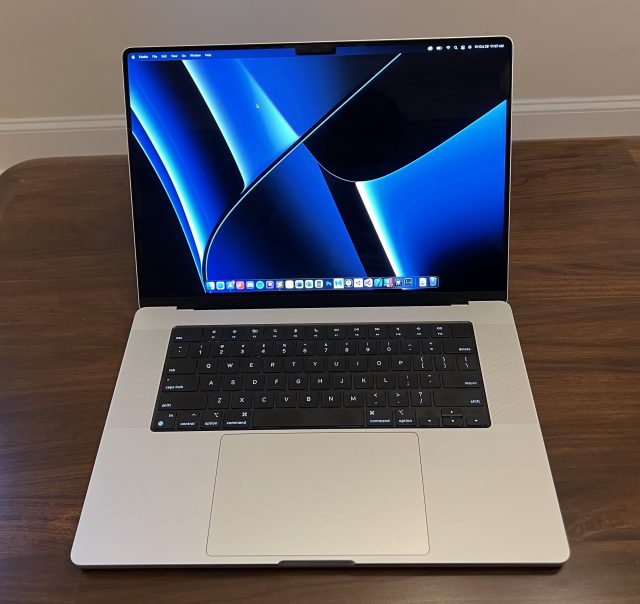 El MacBook Pro de 16 pulgadas de 2021.