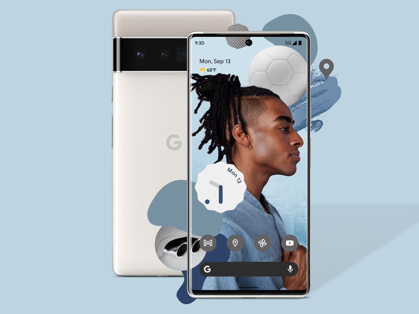Google Pixel 6 Pro pictured with curved OLED screen and three rear cameras