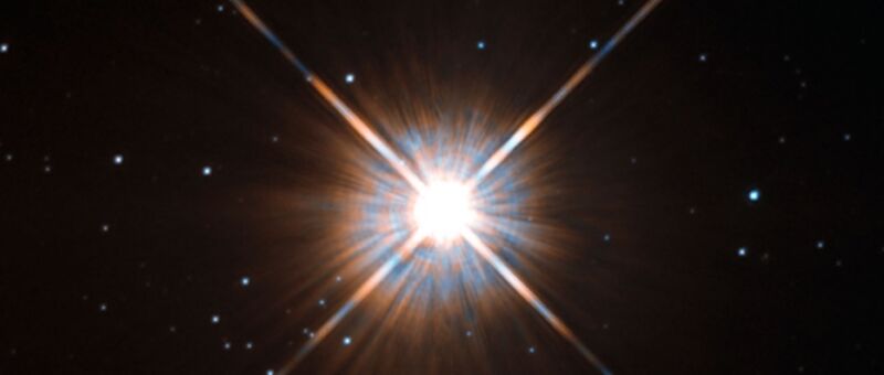 Proxima Centauri, the closest star to Earth aside from the Sun.