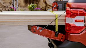 A closer look at the Ford Maverick's intermediate tailgate position