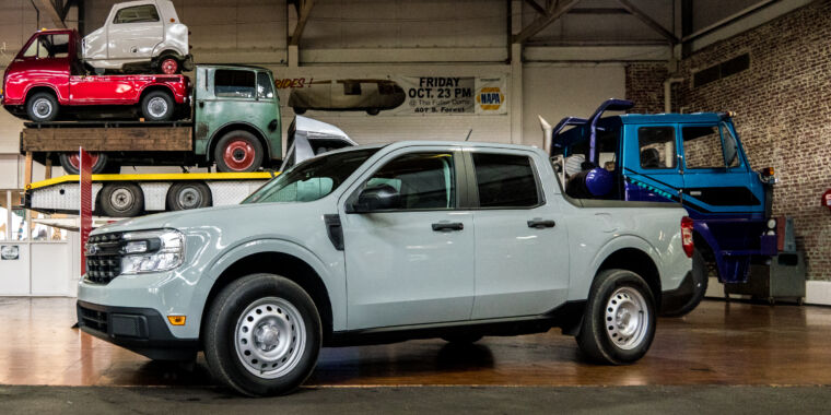 The 2022 Ford Maverick is a cheap, cheerful, DIY-friendly pickup truck