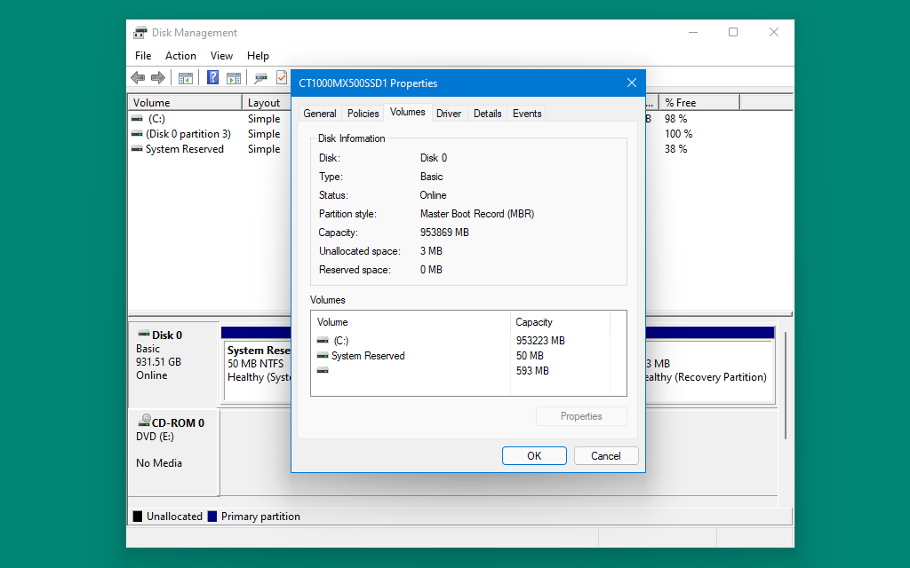 Pokud váš disk používá starší styl oddílu MBR, budete jej muset před aktivací Secure Boot převést na GPT.