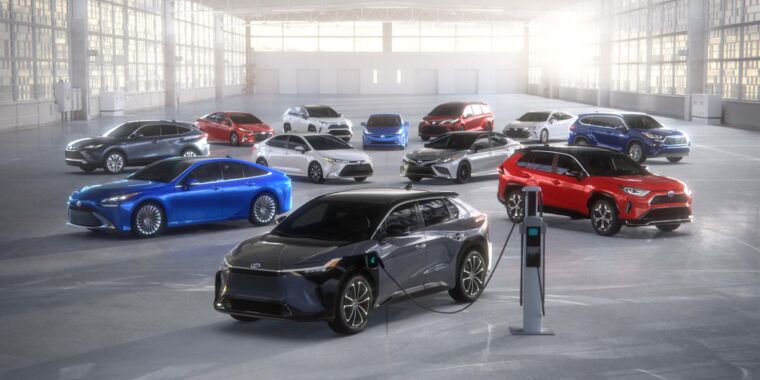 photo of Toyota sets aside $3.4 billion for American electric vehicle batteries image