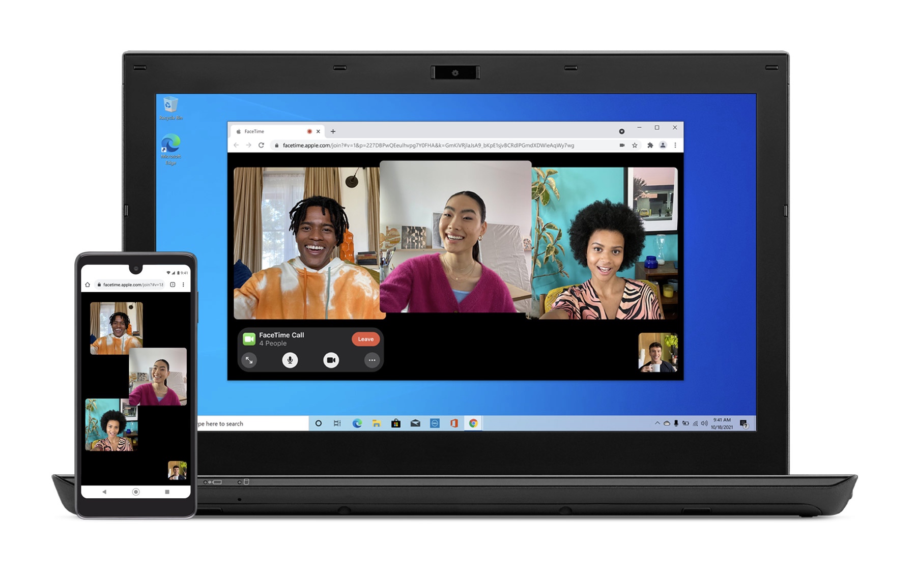FaceTime is available on non-Apple devices now.