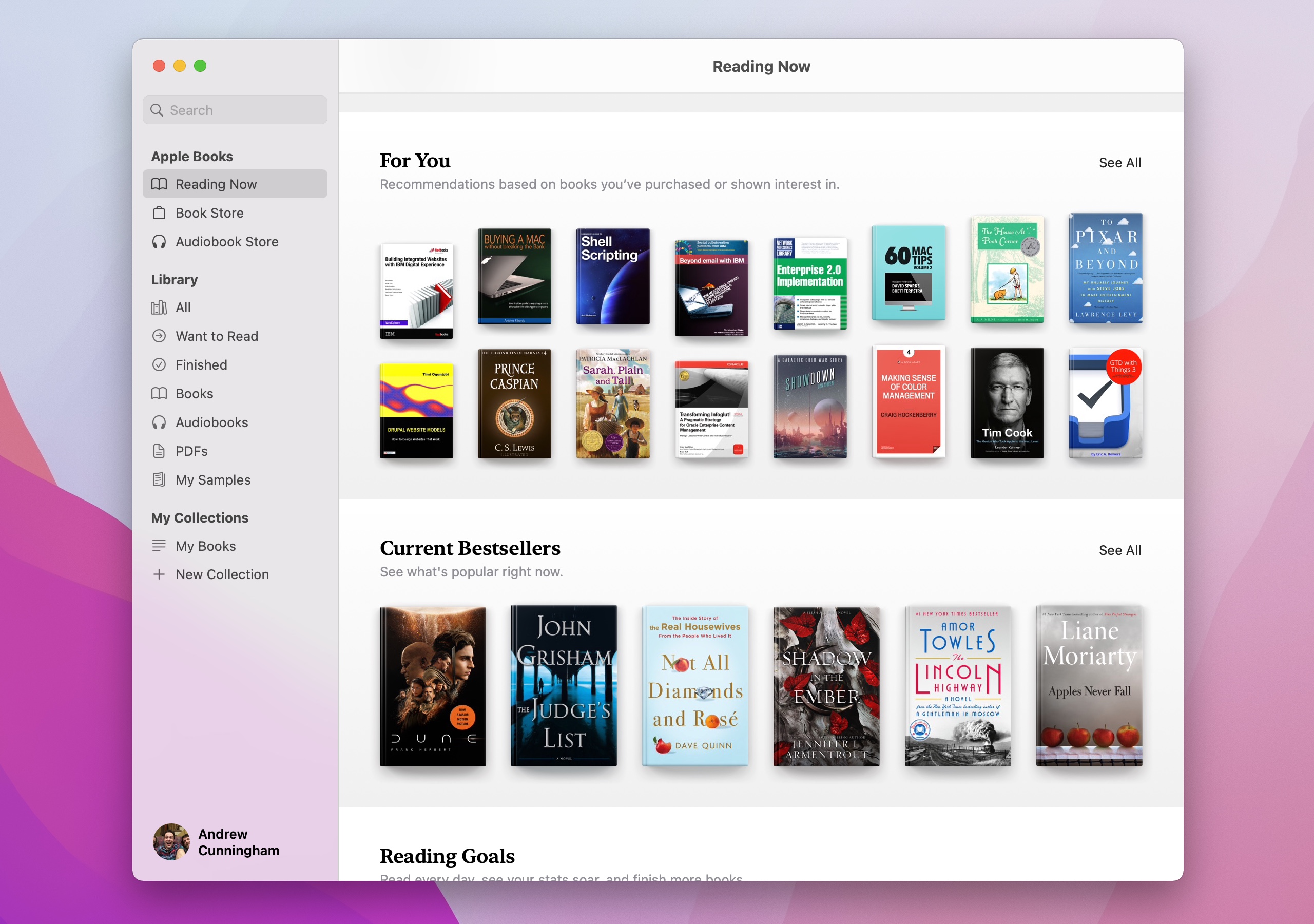 A redesign for the Books app.