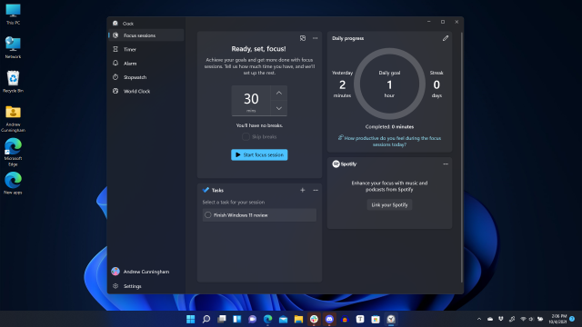 Focus Sessions are the Clock app's biggest new feature. If a persistent timer staring you down is something that helps you stay on task, it's handy, but it's not anymore powerful than that.