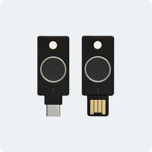 Fits either your USB-C (left) or USB-A (right) port. 