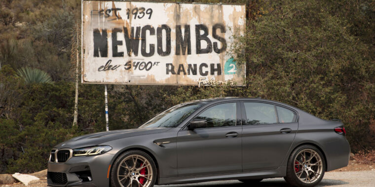 The BMW M5 CS is seriously potent, seriously expensive thumbnail