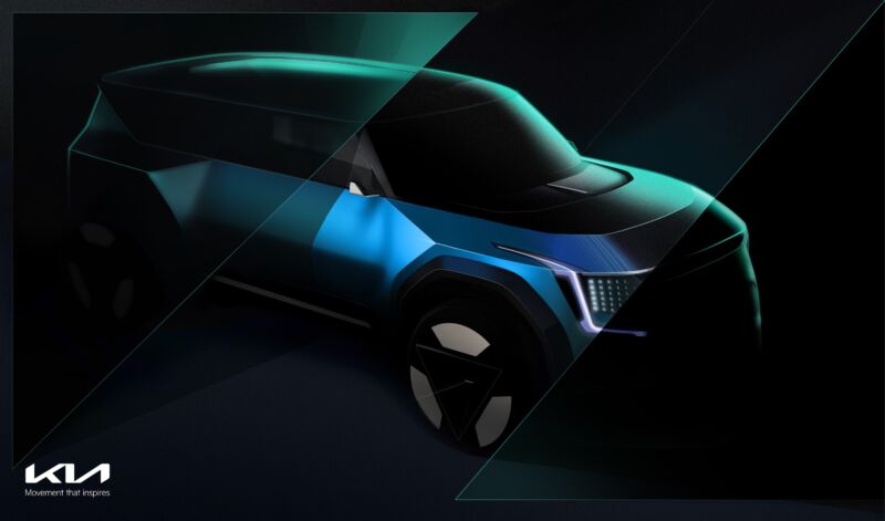 Kia will reveal the EV9 concept in Los Angeles.