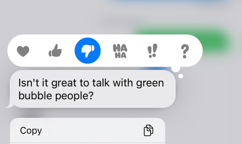 google messages imessage