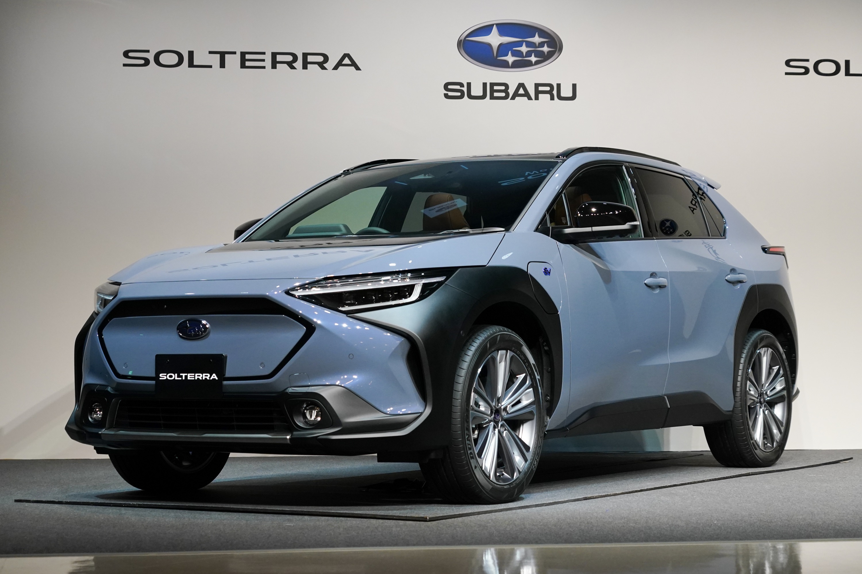 Subaru shows off its first electric vehicle, the Solterra SUV Ars