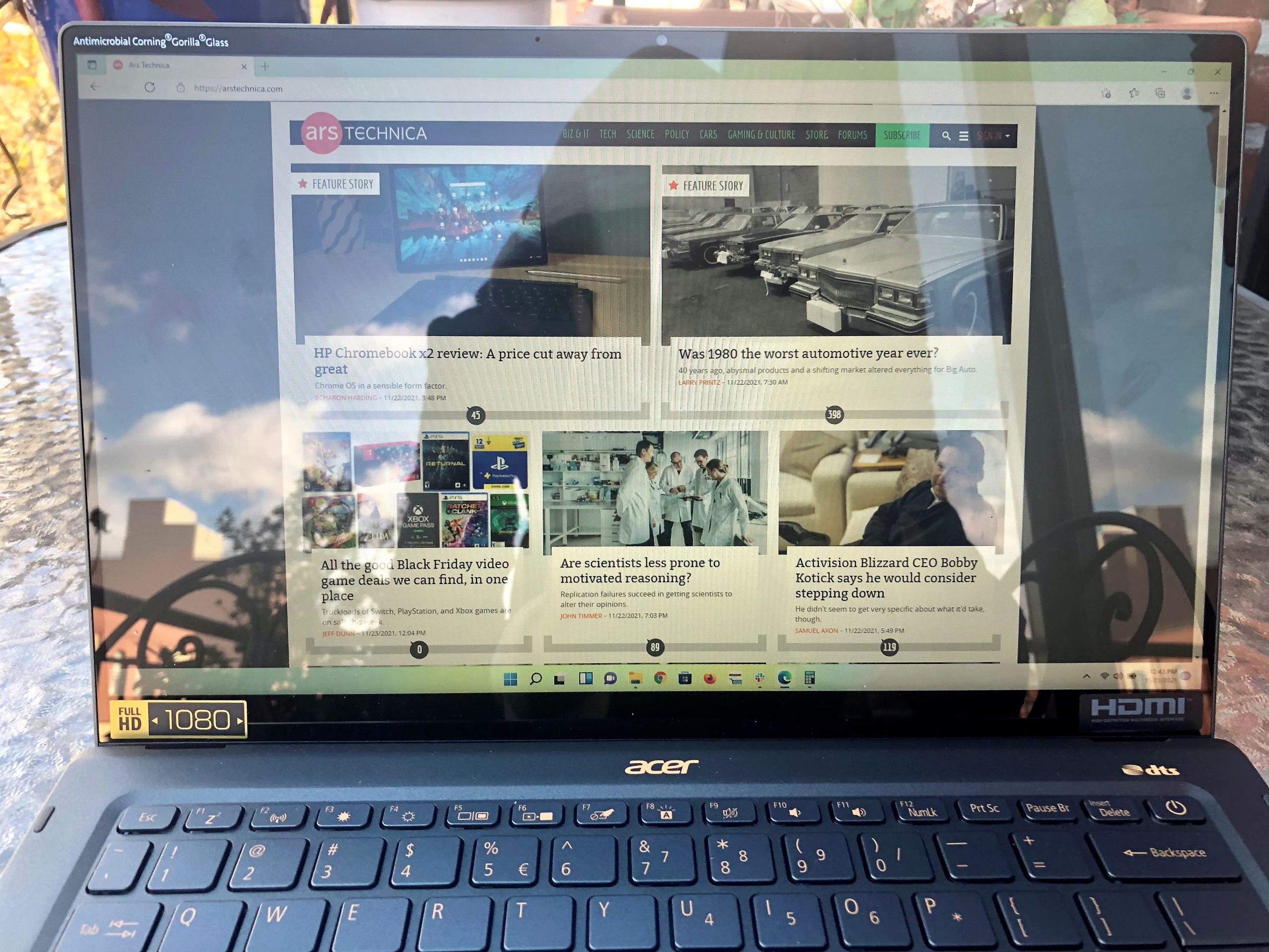 Acer Swift 5 review: The grass is always greener - Ars Technica