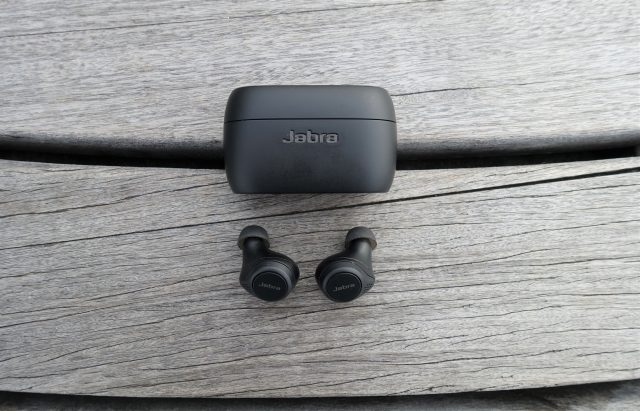 Jabra's Elite 75t noise-canceling true wireless earphones.