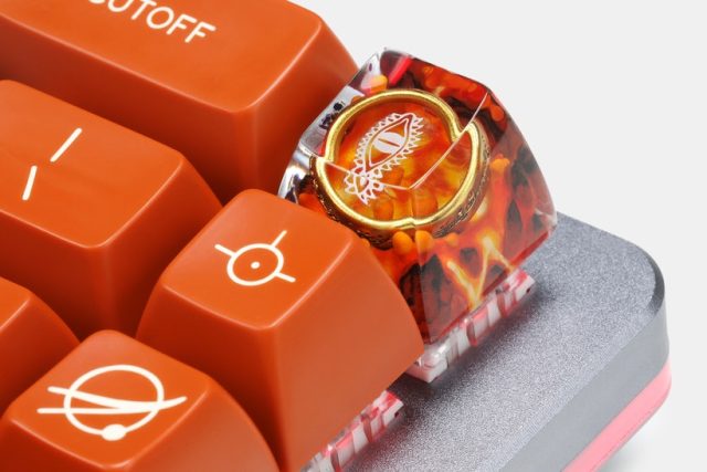 Mount Doom-inspired keycap.