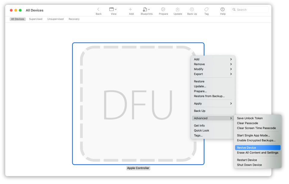 dfu mode software for mac