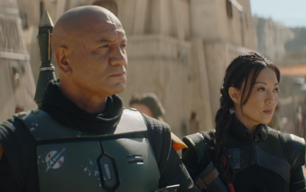 Still from Book of Boba Fett trailer