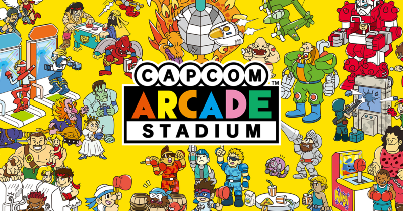 Promotional image for Capcom Arcade Stadium.