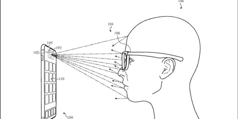 Apple patent fights lookie-loos with glasses-activated screen blur thumbnail