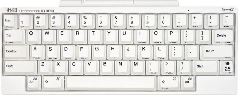 happy hacking keyboard with arrow keys