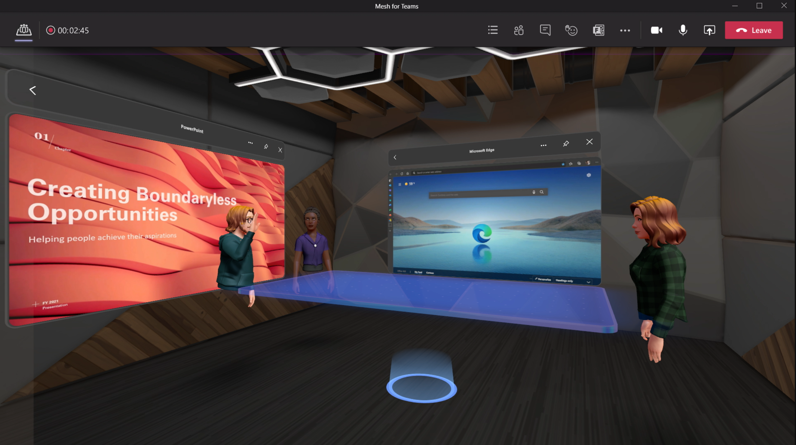 With Mesh for Teams, Microsoft plans to bring 3D workspaces to remote workers in 2022 | Ars Technica