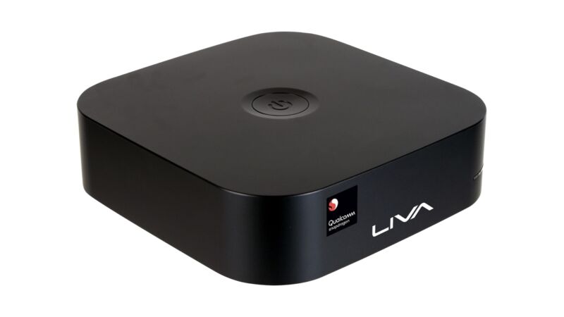 The ECS LIVA QC710 mini PC.