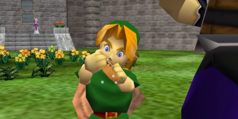 The legend of Zelda: Ocarina of Time render