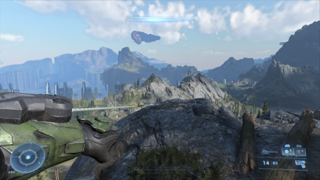 The recently released <em>Halo Infinite</em>. It has a grappling hook!