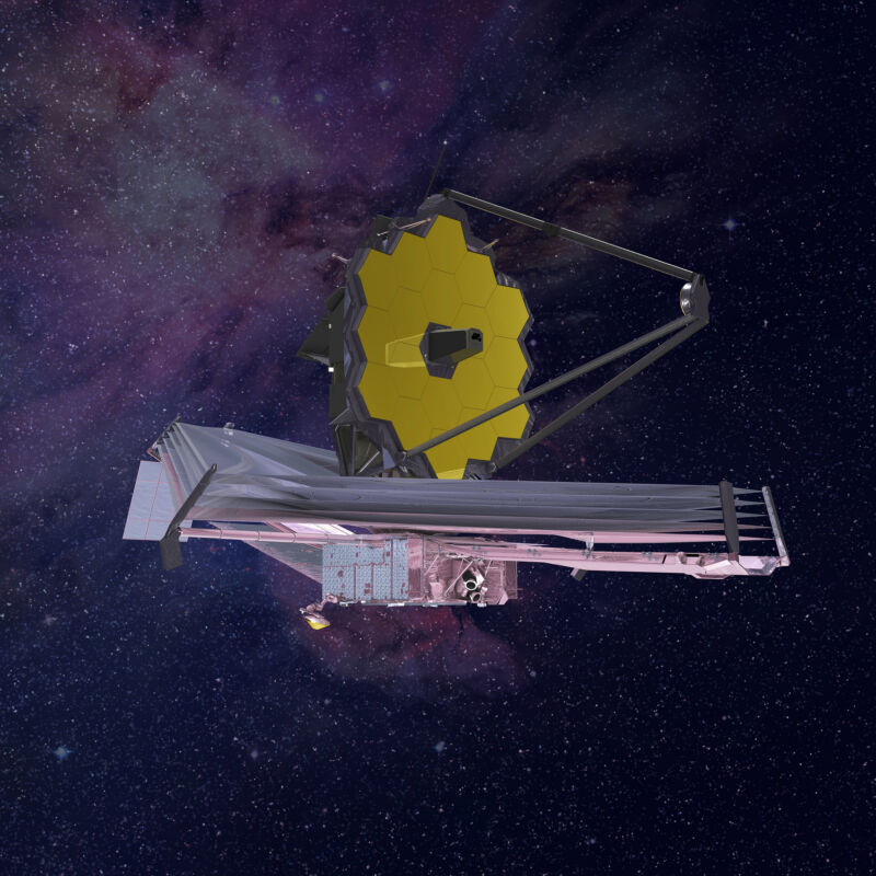Image of the Webb Space Telescope.