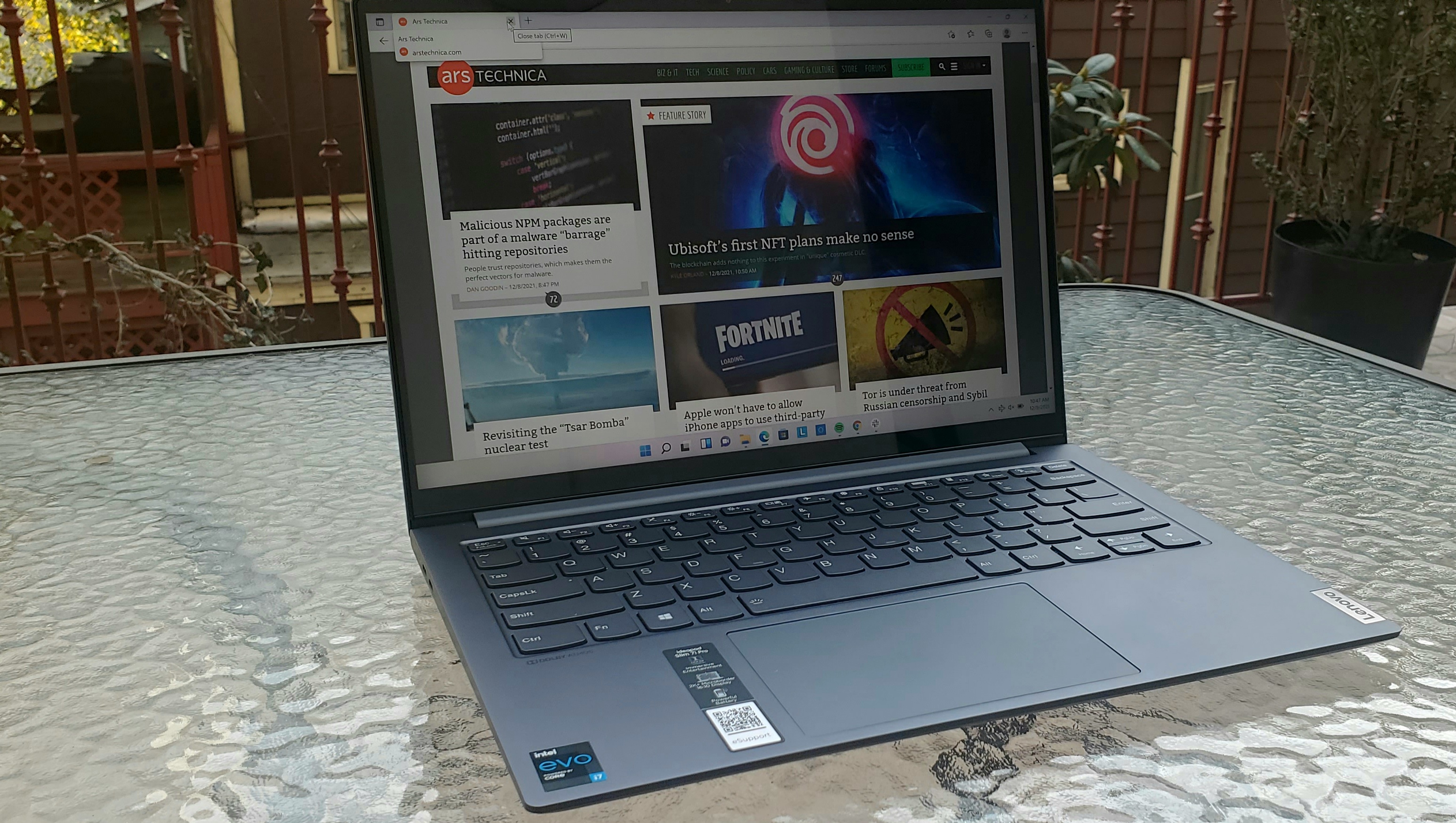 Lenovo IdeaPad Slim 7i Pro review: Tall screen, strong performance | Ars  Technica