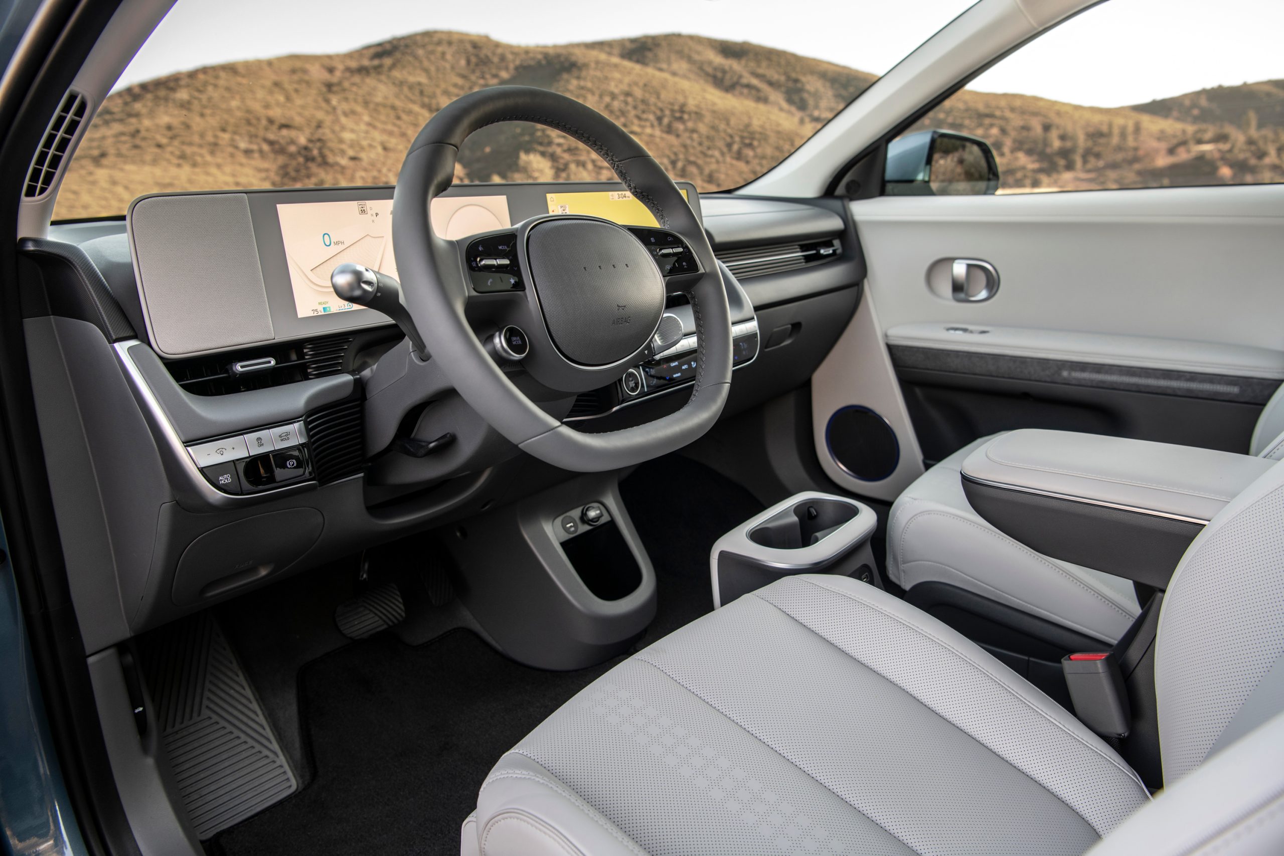 The interior of the Hyundai Ioniq 5