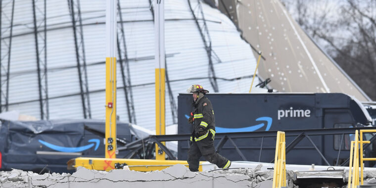 OSHA probes Amazon warehouse where workers died with no tornado shelter