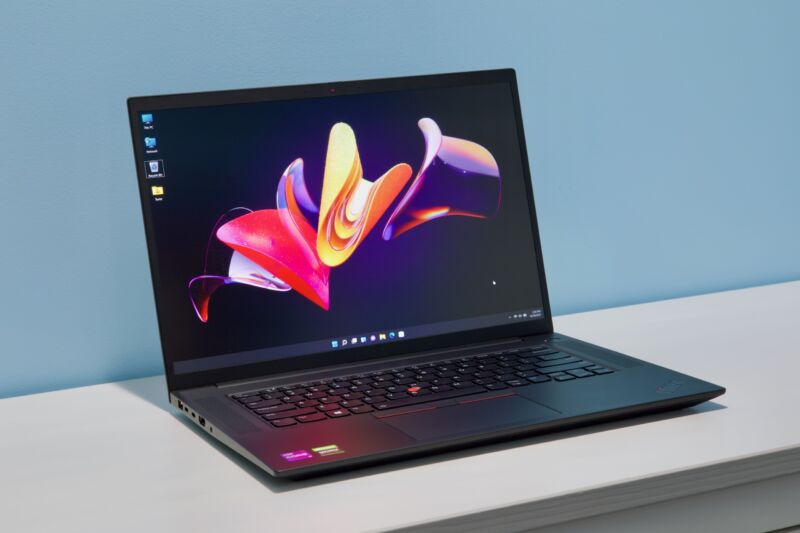 Lenovo's Thinkpad X1 Extreme Gen 4.