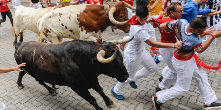 What physics can teach us about Pamplona's annual running of the bulls | Ars Technica
