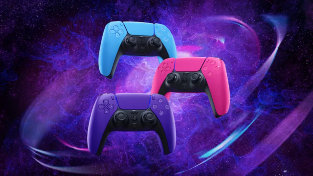 A few of the finishes available for Sony's DualSense PS5 controller.